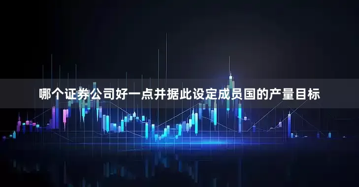 哪个证券公司好一点并据此设定成员国的产量目标