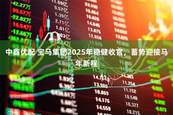 中鑫优配 宝马集团2025年稳健收官，蓄势迎接马年新程